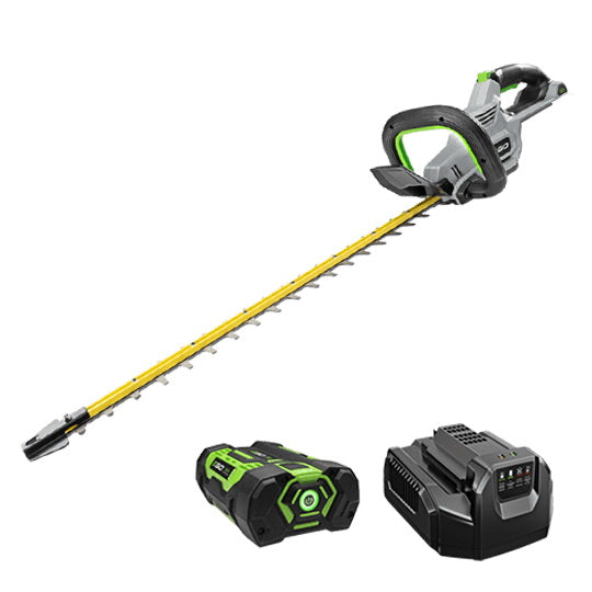 EGO HT2411 Power+ 24" Brushless Hedge Trimmer Kit (Includes Trimmer, G3 56V 2.5ah Battery, and Standard Battery)