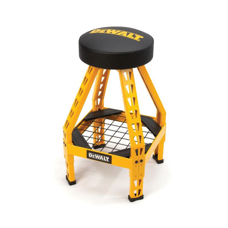 DeWALT 41561 Shop Stool, 300 lb, 17-1/4 in OAL, Steel Frame