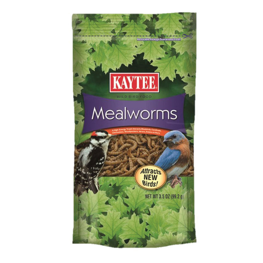 Kaytee 100509357 Bird Food, Mealworm, 3.5 oz