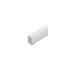 Xpanse 73004058 Cap Moulding, 4 ft L, 1 in W, Vinyl, White