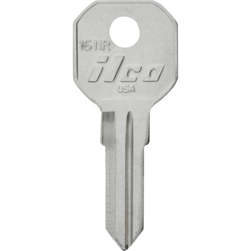 HILLMAN 86698 Key Blank, Brass, Nickel