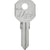 HILLMAN 86698 Key Blank, Brass, Nickel