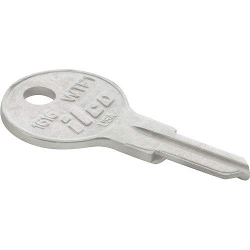 HILLMAN 85107 Key Blank, Brass, Nickel, For: Yale Home and Office Key Blank