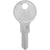 HILLMAN 85107 Key Blank, Brass, Nickel, For: Yale Home and Office Key Blank