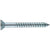 HILLMAN 40828 Screw, #8 Thread, 1-1/4 in L, Flat Head, Phillips Drive, Standard Point, Zinc