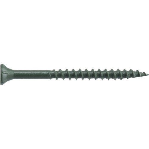 Deck Plus 42588 Deck Screw, #10 Thread, 3 in L, Coarse Thread, Flat Head, Star Drive, Zinc, 40 PK