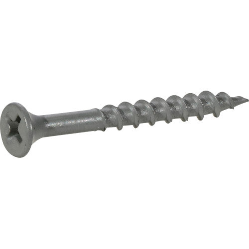 Fas-n-Tite 42603 Screw, #8 Thread, 1-5/8 in L, Coarse Thread, Bugle Head, Phillips Drive, Sharp Point, Ceramic