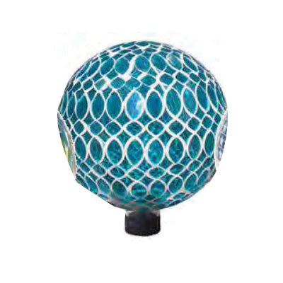 Very Cool Stuff V15 GLMTG102 Gazing Globe, 10 in Dia, Glass, Turquoise
