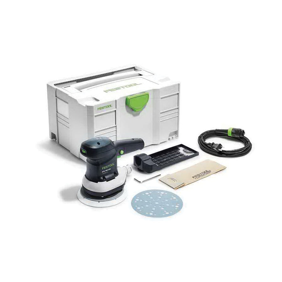 Festool 575026 Orbit Sander, 2.6 A, 6 in Pad/Disc