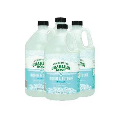CHARLIE'S SOAP 11404 Surface Cleaner, 1 gal Pack, Liquid, Sweet, Clear