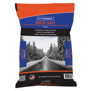 Cutting Edge 200350 Rock Salt, Solid, Orange, 50 lb Bag