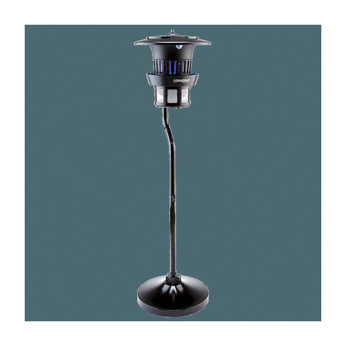 DYNATRAP DT1210 Insect Trap with Pole, Solid, 44 in L Trap, 12.6 in W Trap, Black Box