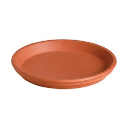 Deroma D03 8721MZ Plant Saucer, 21 cm Dia, Round, Clay, Terracotta