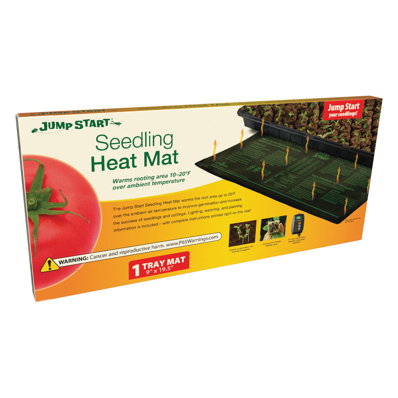 Jump Start H51 MT10006 Seedling Heat Mat, 8-7/8 in L, 19-1/2 in W, 120 V