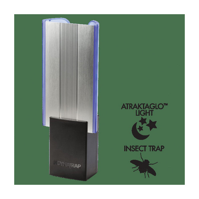 DYNATRAP D99 DT3009 Flylight Insect Trap, 9-1/2 in L Trap, 3-1/2 in W Trap, Black Pack