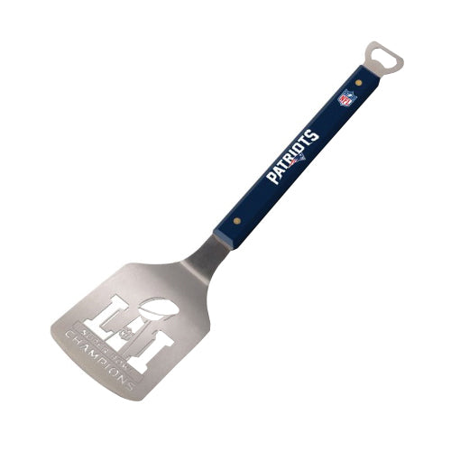 YouTheFan Patriots Spirit Series SPS/SPE Grill Spatula, 4 in W Blade, Stainless Steel Blade, Stainless Steel