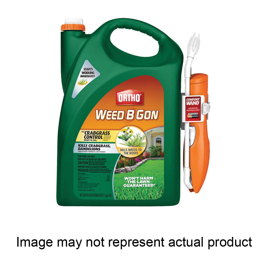 Ortho Weed B Gon 0434510 Ready-To-Use Crabgrass Control, Liquid, Spray Application, 1 gal Bottle