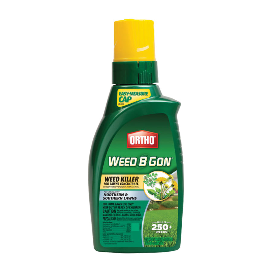 Ortho Weed B Gon 0420005 Weed Killer Concentrate, Liquid, Spray Application, 32 oz Bottle