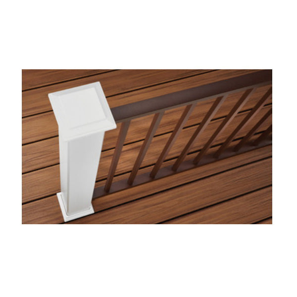 Trex Transcend TT010616TS01 Square-Edge Decking Board, 16 ft L, 6 in W, 1 in T, Tiki Torch