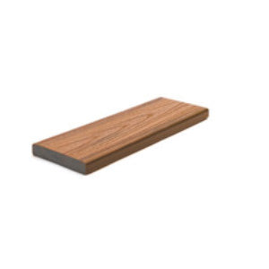 Trex Transcend TT010616TS01 Square-Edge Decking Board, 16 ft L, 6 in W, 1 in T, Tiki Torch