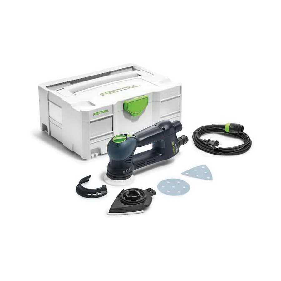 Festool RO90DX Multi-Mode Sander, 3.3 A, 3-1/2 in Pad/Disc