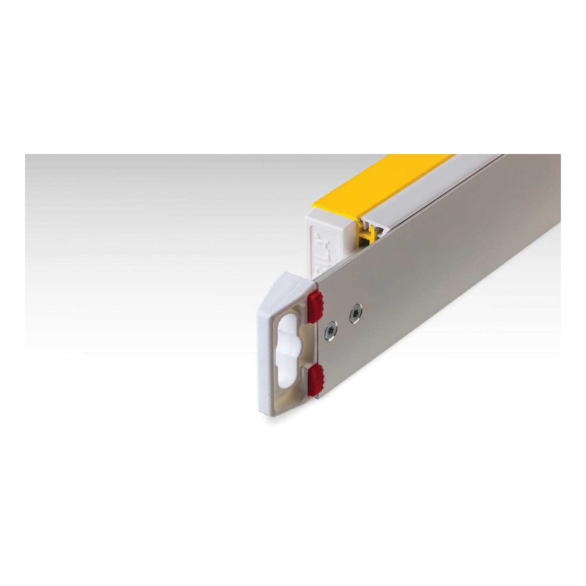 Stabila 29441 Extendable Level, 25 in L, 2-Vial, Aluminum, Yellow/White