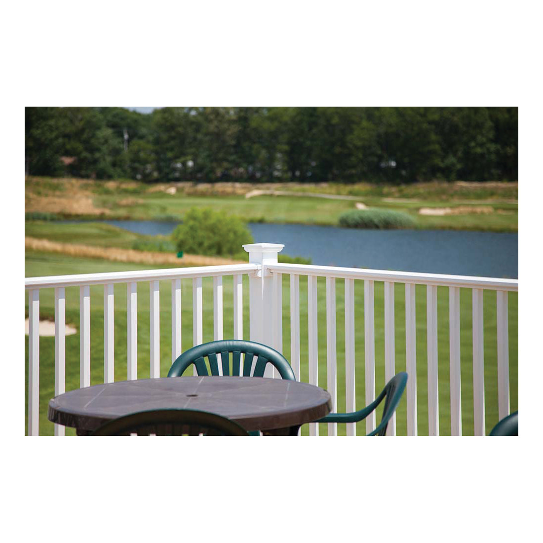 RDI Endurance Original Rail 73019104 Stair Rail Kit, Square Baluster, Vinyl, White