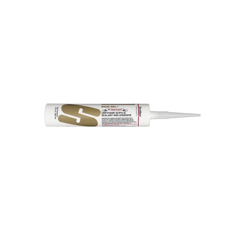 Siroflex DUOSIL Sealant and Adhesive, White, 1 to 2 weeks Curing, 40 to 100 deg F, 10.1 oz Plastic Cartridges