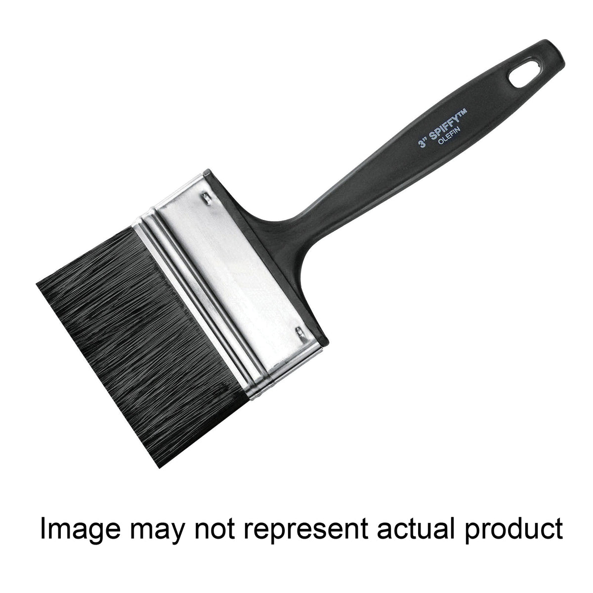 WOOSTER Spiffy 3114-2-1/2 Paint Brush, 2-1/2 in W, Disposable Brush, Olefin Polyester Bristle