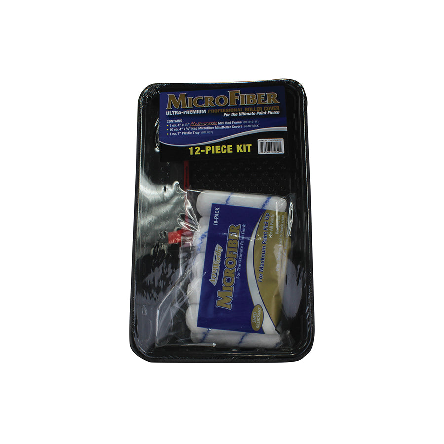 Arroworthy AW MFR KIT Mini Roller Kit, 4 in L, Microfiber Cover