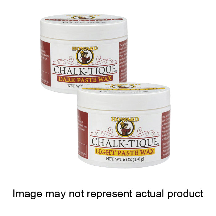 HOWARD CHALK-TIQUE CTPW07 Dark Paste Wax, Paste, 6 oz