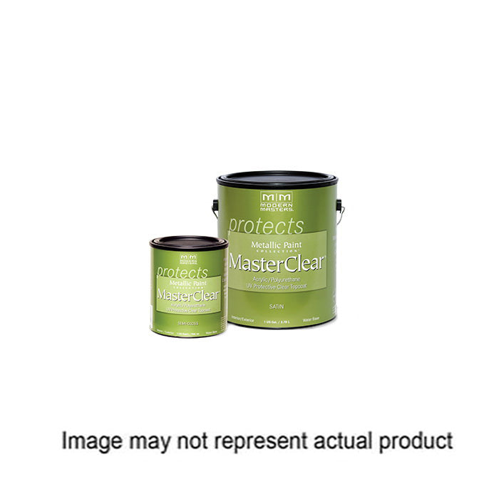 MODERN MASTERS MasterClear ME66232 Protective Topcoat, Semi-Gloss, Liquid, Clear, 1 qt