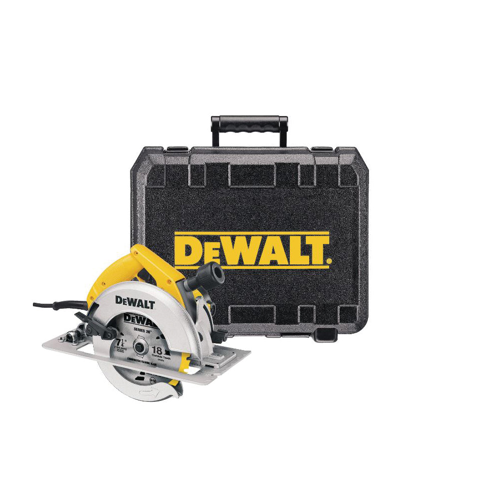 DeWALT DW364K Circular Saw, 15 A, 7-1/4 in Dia Blade, 5/8 in Arbor, 50 deg Bevel