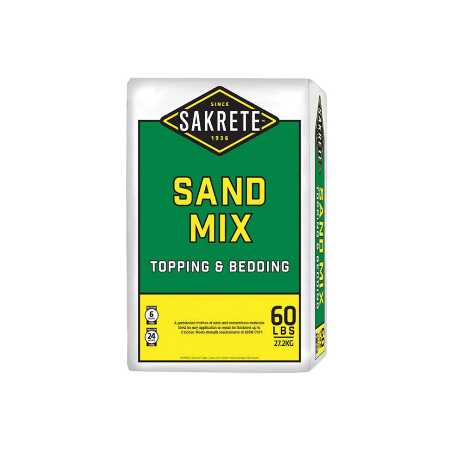 SAKRETE 65306217 Sand Mix, Gray, 60 lb