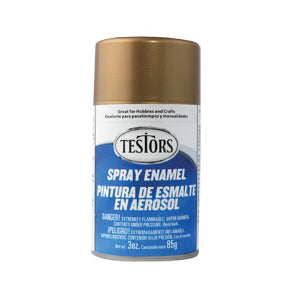 TESTORS 1244T Craft Paint, Metallic, Gold, 3 oz, Bottle