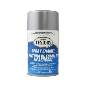 TESTORS 1246T Craft Paint, Metallic, Silver, 3 oz, Bottle