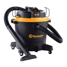 Load image into Gallery viewer, Vacmaster Professional Beast VJH1612PF 0201 Wet and Dry Vacuum, 16 gal Vacuum, 120 V, Black/Yellow Housing
