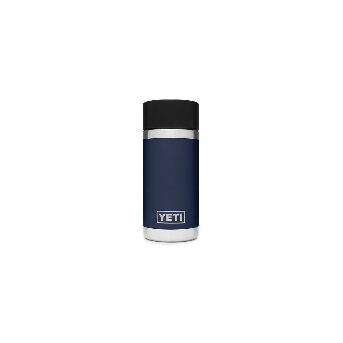 YETI Rambler 21071050010 Vacuum Insulated Bottle with Hotshot Cap, 12 oz Capacity, Stainless Steel, Navy
