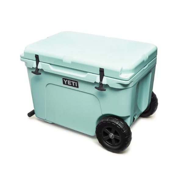 YETI Tundra Haul 50, 10060100000 Neverflat Wheeled, Hard Cooler, 45 Can Capacity, Ice Blue