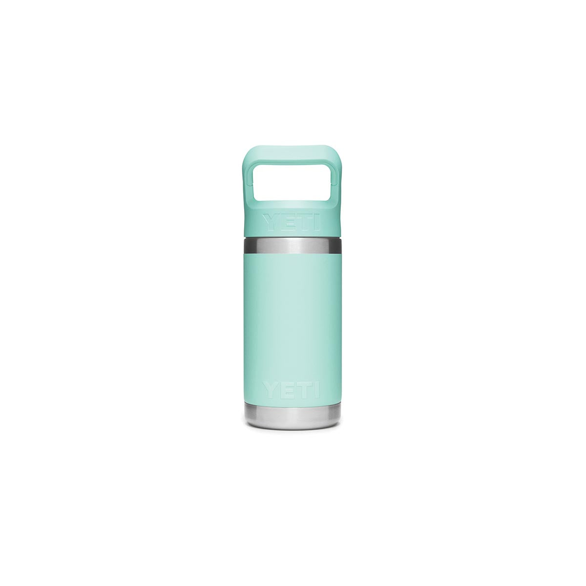 YETI Rambler Jr. 21071500020 Kid''s Bottle with Straw Cap, 12 oz Capacity, Stainless Steel, Seafoam