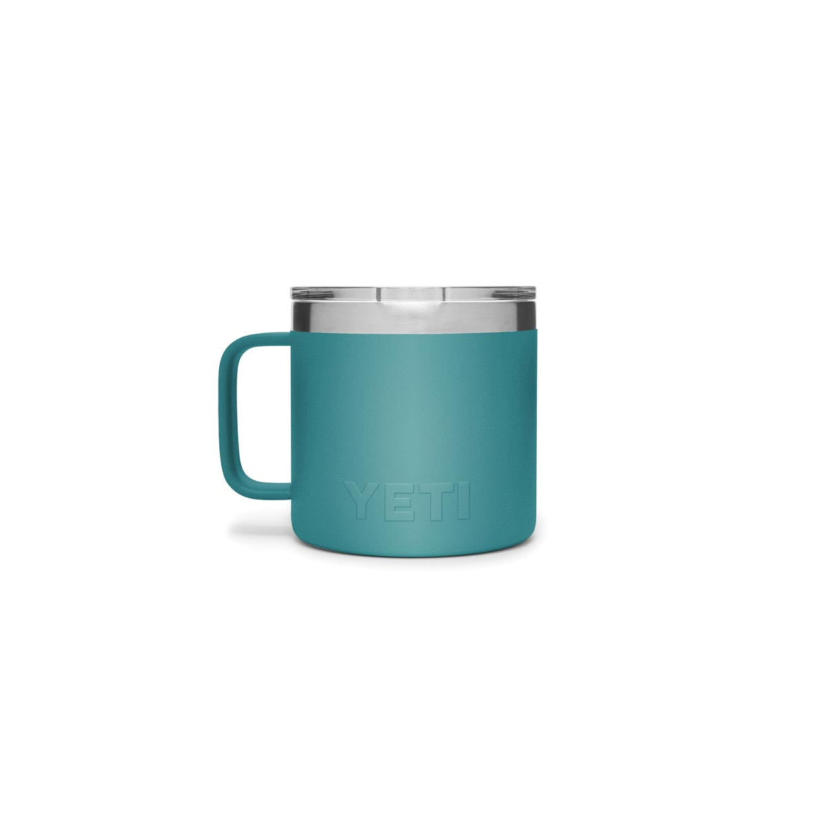 YETI Rambler 21071300237 Mug, Vacuum-Insulated with Standard Lid, 14 oz Capacity, Stainless Steel, River Green