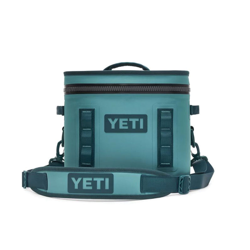 Yeti Hopper Flip 12, 18010130000 Soft Cooler, 16 lb Cooler, Dryhide Fabric, River Green