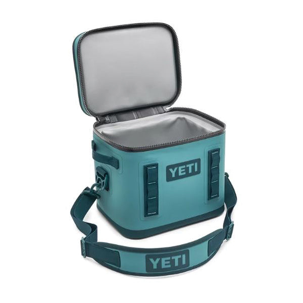Yeti Hopper Flip 12, 18010130000 Soft Cooler, 16 lb Cooler, Dryhide Fabric, River Green