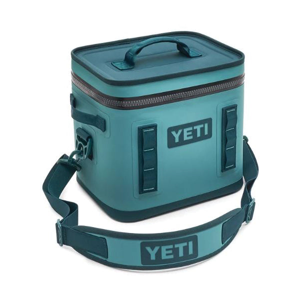 Yeti Hopper Flip 12, 18010130000 Soft Cooler, 16 lb Cooler, Dryhide Fabric, River Green