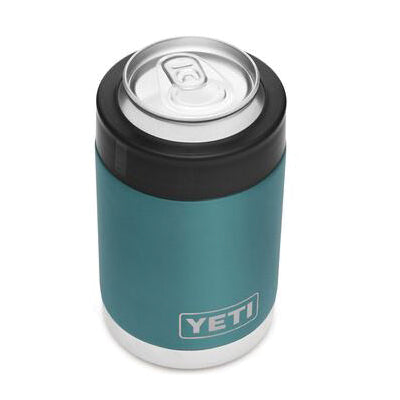 YETI Rambler 21071500167 Colster, 3-1/8 in OD x 4-7/8 in H, 12 oz Can/Bottle Insulator Stainless Steel, River Green