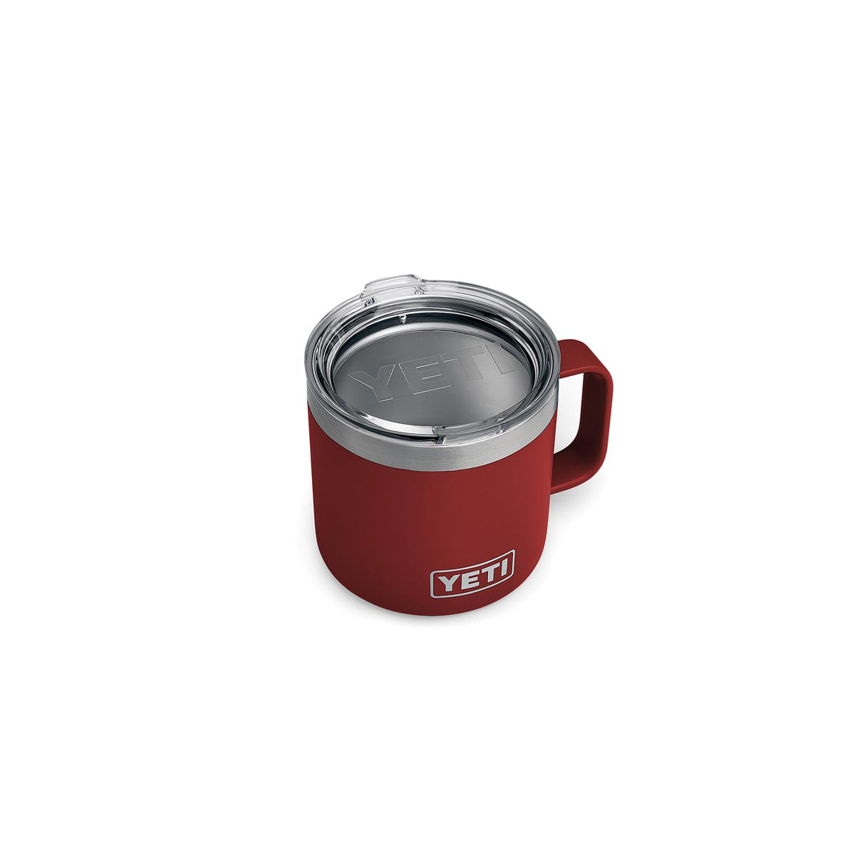 YETI Rambler 21071500187 Mug, Vacuum-Insulated with Standard Lid, 14 oz Capacity, Stainless Steel, Charcoal