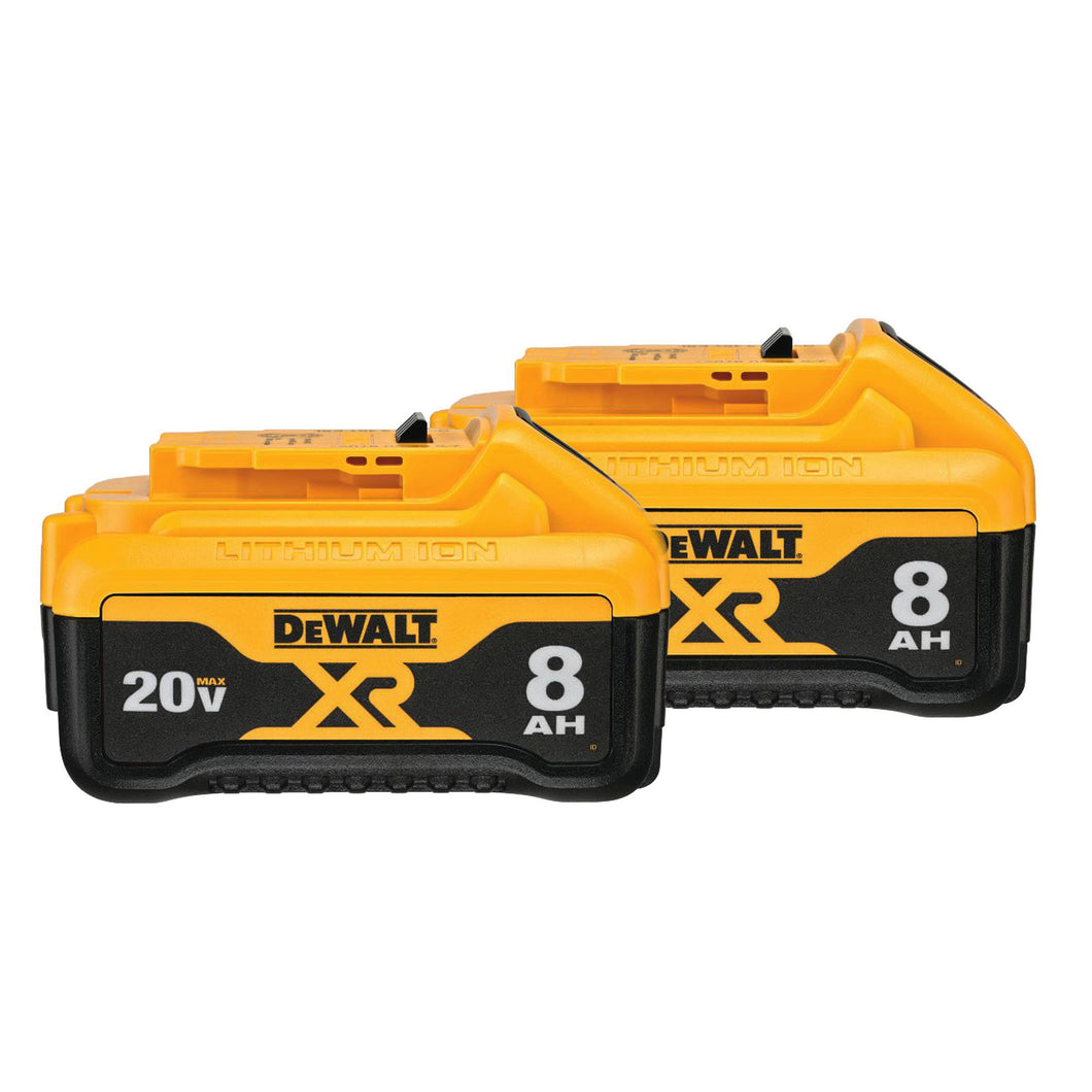 DeWALT DCB208-2 20V Max XR 8ah Battery (2-Pack)