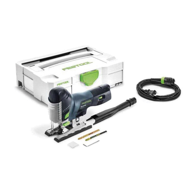 Festool 561593 Jig Saw, 3/4 in Non-Ferrous Metal, 3/8 in Steel, 4-3/4 in Wood Cutting Capacity, 1 in L Stroke