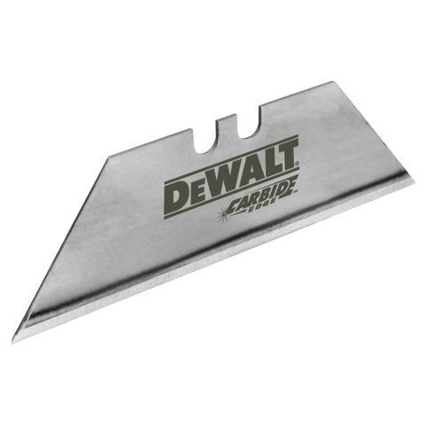 DeWALT DWHT11131L Utility Blade, 2-1/2 in L, Carbide Steel, Straight Edge, 2-Point