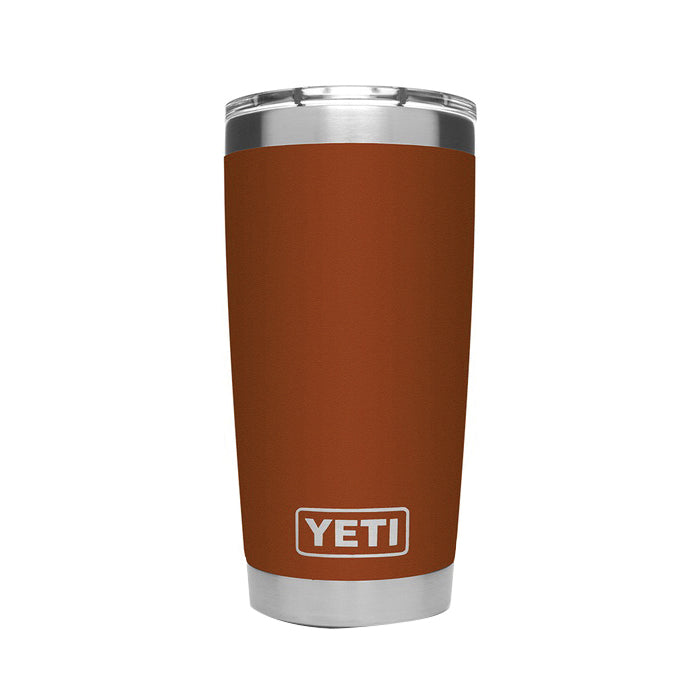 YETI Rambler 21070060058 Tumbler, 20 oz Capacity, MagSlider Lid, Stainless Steel, Insulated, Clay